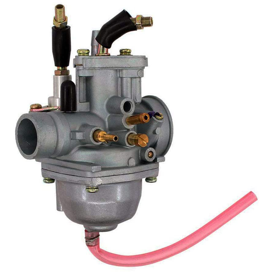 Carburetor and Air Filter Compatible with Plaris Predator 90 Manual Choke 90cc Carb Sportsman 90 Ymaha JOG 90 100 90cc 100cc 4DM Scrambler 90 2001-2003